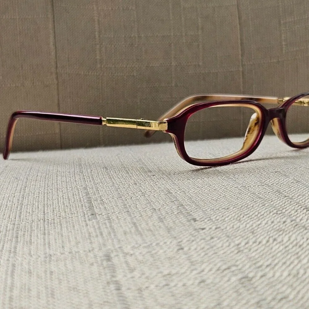 Ralph Lauren Prep Youth Eyeglasses Frame Red/Gold Tone 8506 45[]15 125